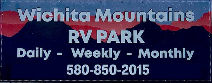 Wichita Mountains RV Park located in Southwest OK